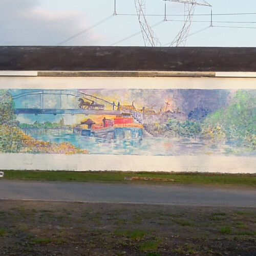 Erie Canal Scenes, Verona NY 100' wide