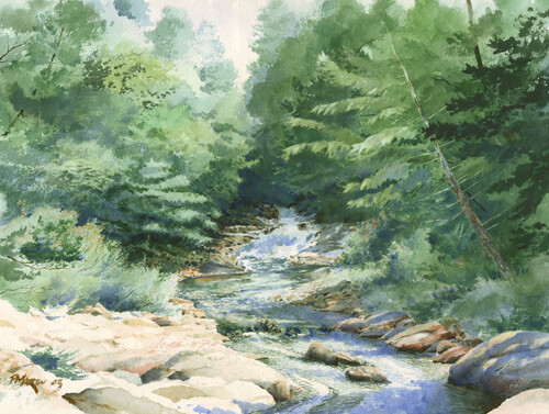 Watercolor by Paul Martin