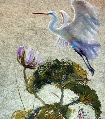 Sumi` painting by Jane Grace Taylor, Art Stop instructor